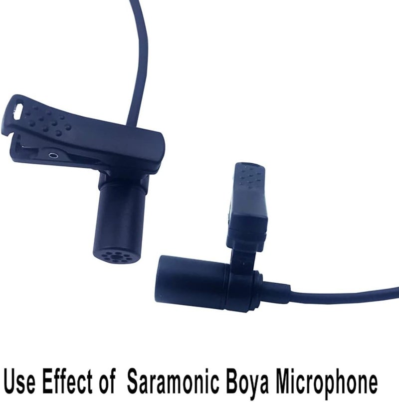 CANFON ABS Plastic Lavalier Microphone Clip, Buckle Type Tie Clip for Sony UWP, Saramonic, Sennheiser, Boya Lavalier Lapel Microphone, Pack of 2 (6.5mm) - Image 4